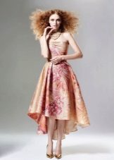 Pink evening dress