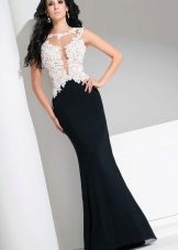 ชุดราตรีจากผ้าลูกไม้ Tony Bowls