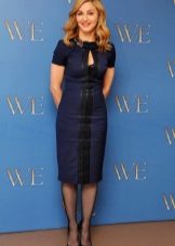 Blue evening dress for women 50 years