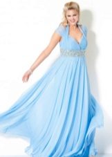 Evening dress in the Greek style for the full
