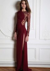 Borovoy evening dress with sleeves