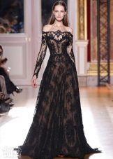 Black evening dress