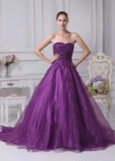 ชุดแต่งงานสีม่วง