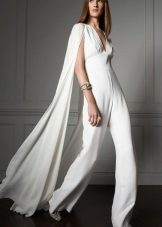 Wedding overalls with batto train