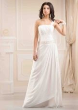 Váy cưới Hy Lạp với một dây đeo duy nhất