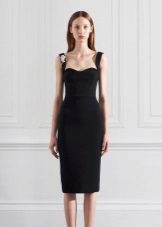 Evening dress with corset