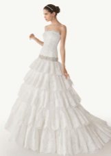 ชุดแต่งงานจาก Rose Clara 2013 a-silhouette