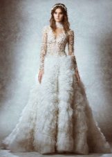 ชุดแต่งงานจาก Zuhair Murad 2015 กับกระโปรงปุย