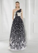 evening dress 2016 lush white and black
