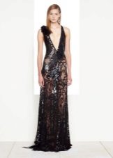 Translucent evening dress for the New 2016