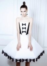 Evening paper dress