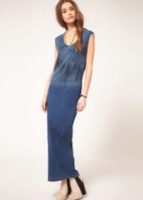 Đầm denim thẳng