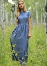 Váy denim dài đến sàn