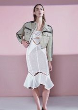 Short jacket for midi evening dress