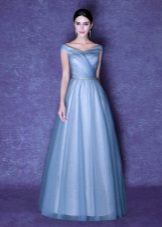 Evening dress a-silhouette from China