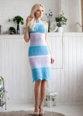 Váy sọc trắng xanh