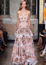 Dress color smok to the floor from Emilio Pucci