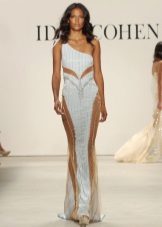 Disco dress na may cutouts