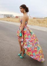 Flower Print Dress Hikaw