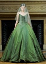 Green dress sa kasal