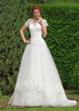 A-line lace dress