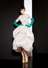 White balloon dress