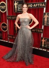 Dress with a corset
