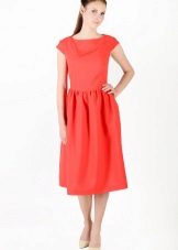 Váy cotton Tatyanka từ calico đỏ