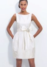White tulip dress