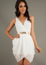White tulip dress
