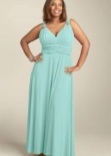 Long empire dress for a pear type figure