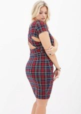 Red box dress for obese women