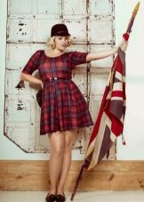 What to wear checkered dress for full