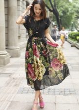 Đầm voan giản dị