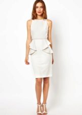 Wedding dress sheath with basky