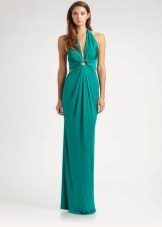 Turquoise night knit dress