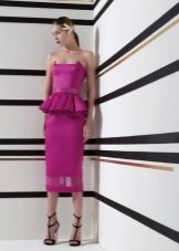 Bright purple dress