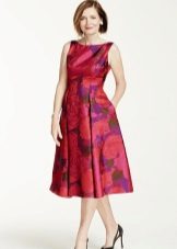 Summer dress for women 50 years of midi