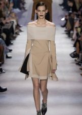 Strapless Dress with Low Sleeves