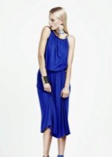  Blue jersey dress