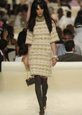 Váy Tweed sọc