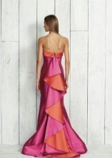 Dress mermaid with pink train