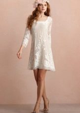 Ăn mặc theo phong cách boho cưới ngắn
