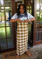 ผ้าซิ่นเป็นกระโปรง - วิธีผูกมัดในพม่า