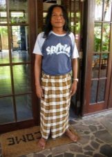 ผ้าซิ่น - วิธีการมัดเข็มขัดในพม่า