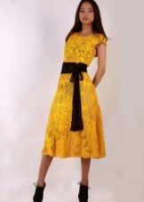 Summer knitted dress para midi girls