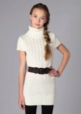 Dress-sweater to school for a girl of 11 years