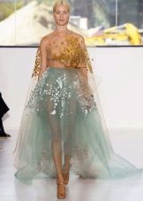 váy organza hoa tự nhiên