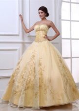 váy cưới organza gốc