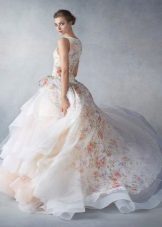 váy organza chảy